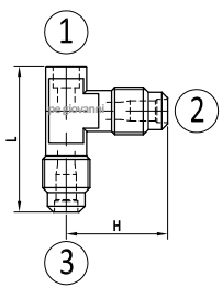 access valve tee