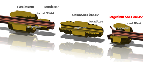 refrigeration-and-air-conditioning-forged-nuts-flare-nuts-brass-nut